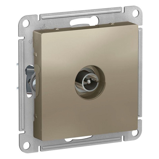 ТВ-розетка Systeme Electric AtlasDesign шампань ATN000593 Фото № 1