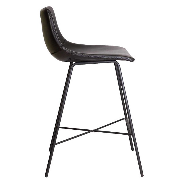 Барный стул AksHome Mexico черный + черная нить, экокожа 63663 изображение 5 Барный стул AksHome Mexico черный + черная нить, экокожа 63663 Фото № 5