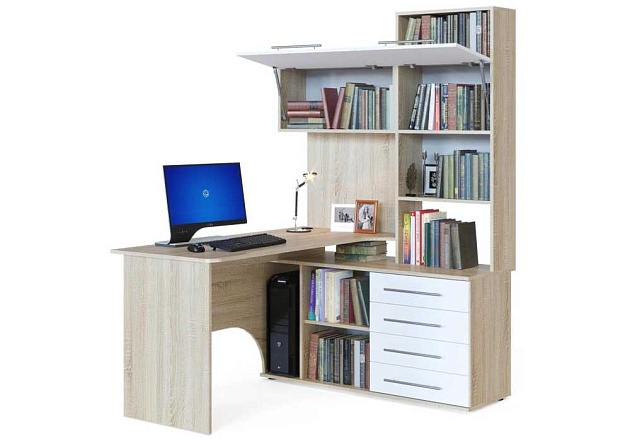 Компьютерный стол Woodville КСТ-14П 285122 изображение 7 Компьютерный стол Woodville КСТ-14П 285122 Фото № 7