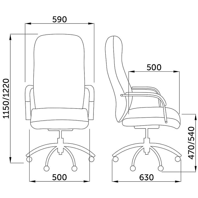 Кресло руководителя AksHome Adam чёрный, экокожа 69995 изображение 2 Кресло руководителя AksHome Adam чёрный, экокожа 69995 Фото № 2