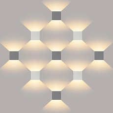 Уличный настенный светодиодный светильник Elektrostandard 1548 Techno LED Winner белый a038412 1