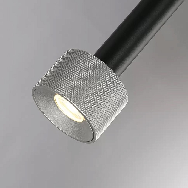 Подвесной светильник iLedex Delta 2362-1 BK+SL Фото № 4