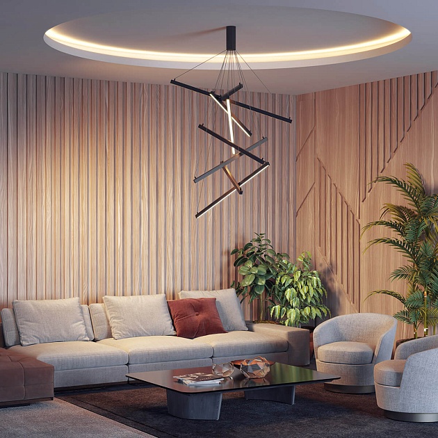 Подвесной светодиодный светильник Odeon Light L-vision Cometa 3860/96B изображение 6 Подвесной светодиодный светильник Odeon Light L-vision Cometa 3860/96B Фото № 6