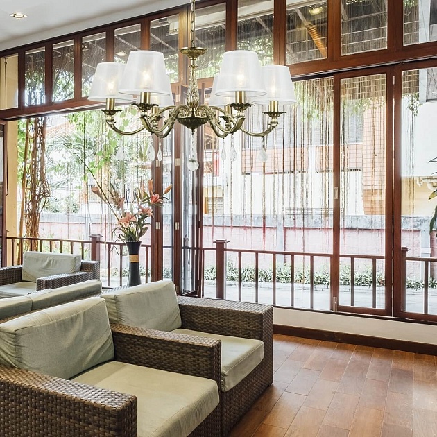 Подвесная люстра Gerhort G11046/6AB WT изображение 3 Подвесная люстра Gerhort G11046/6AB WT Фото № 3