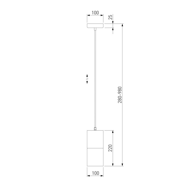 Подвесной светильник Eurosvet Hosk 50233/1 серебро Фото № 2