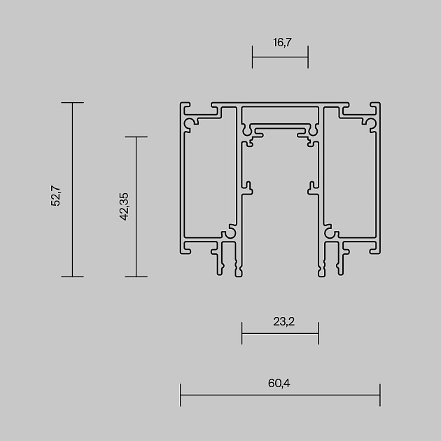 Шинопровод демпферный Maytoni Technical Exility Busbar TRX034D-422W Фото № 2
