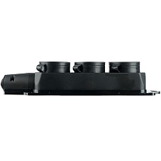 Розетка тройная переносная 2P+PE Stekker Одри с крышкой черный RST16-23-44 32739 4