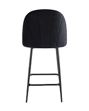 Полубарный стул Stool Group Логан велюр черный AV 413-H75-08(PP) 4