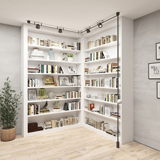 Трековый светодиодный светильник Denkirs Belty Spot DK5540-WH+BK Фото № 7