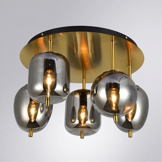 Потолочная люстра Arte Lamp Freddie A2231PL-5PB изображение 3 Потолочная люстра Arte Lamp Freddie A2231PL-5PB Фото № 3