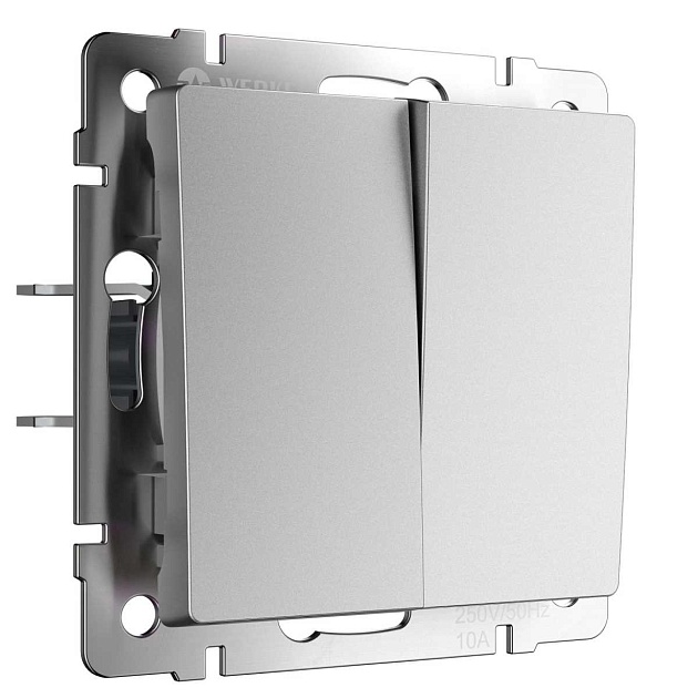 Перекрестный выключатель двухклавишный Werkel W1123065 4690389196881 Фото № 1