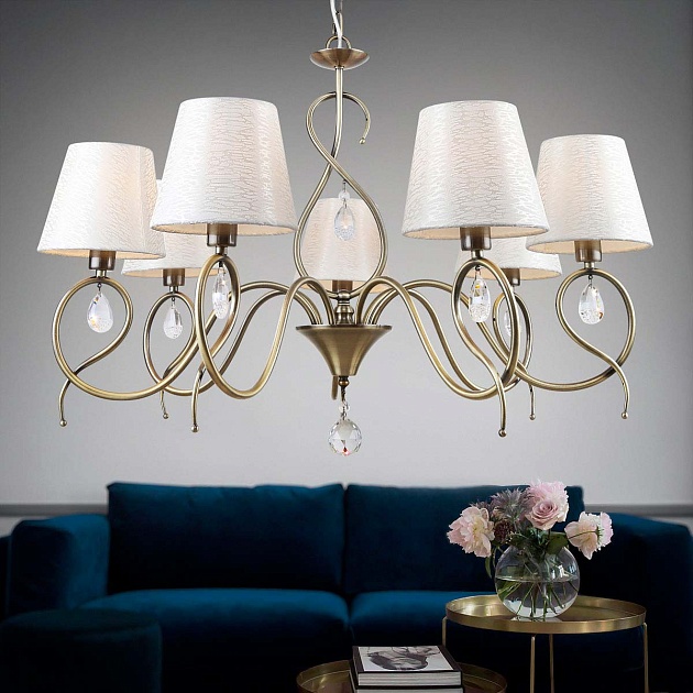 Подвесная люстра Rivoli Beatrix 2067-307 Б0055471 изображение 2 Подвесная люстра Rivoli Beatrix 2067-307 Б0055471 Фото № 2