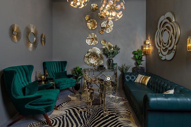 Журнальный стол Garda Decor 13RXFS5080M-Gold Фото № 3