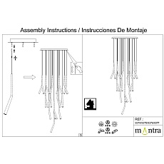 Потолочное основание Mantra Modular Light Florones 9375 2