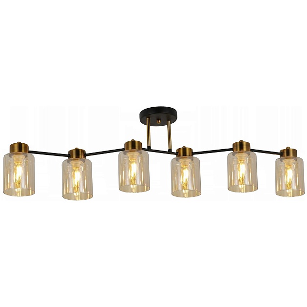 Потолочная люстра Illumico IL6111-6COU-79 BK GD Фото № 1