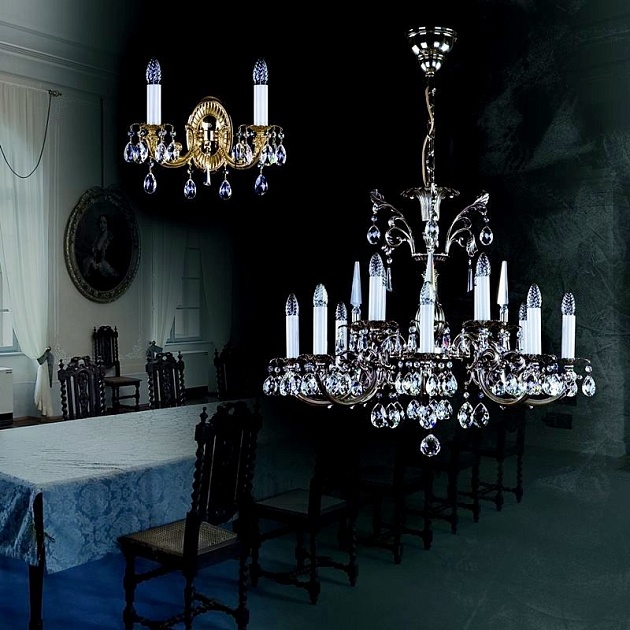 Подвесная люстра Artglass Arabela Nickel Antique CE Фото № 2