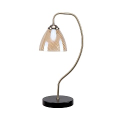 Настольная лампа ЭкономСвет 13115/1T AB+MBK BR