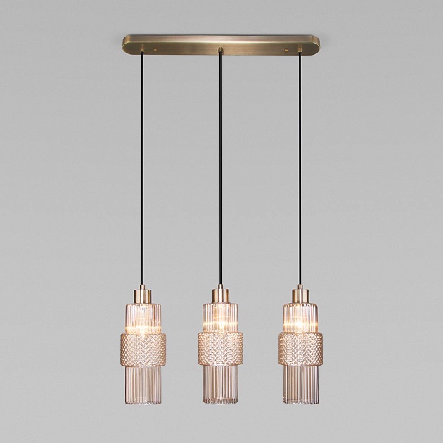 Подвесной светильник Eurosvet Soho 50209/3 бронза изображение 1 Подвесной светильник Eurosvet Soho 50209/3 бронза Фото № 1