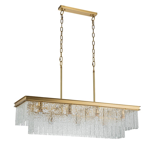 Подвесная люстра Belfast Harland 6308-10C BR CL изображение 1 Подвесная люстра Belfast Harland 6308-10C BR CL Фото № 1