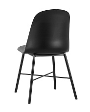 Кухонный стул Stool Group Shell с мягким сиденьем черный 8336 black 4