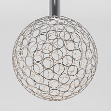 Подвесной светодиодный светильник Eurosvet Gemini 90353/1 хром 2