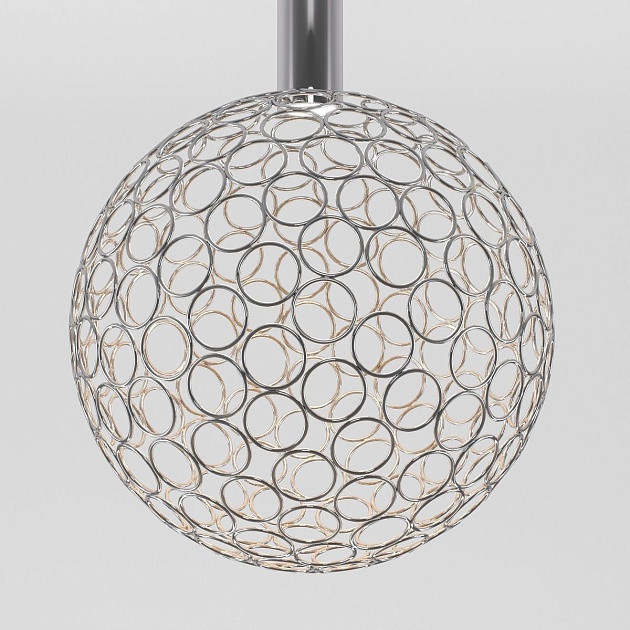 Подвесной светодиодный светильник Eurosvet Gemini 90353/1 хром Фото № 3