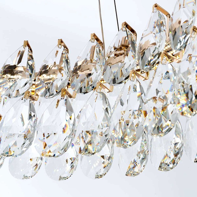 Подвесная светодиодная люстра Modelux Premium ML.6901.800P GD Фото № 6