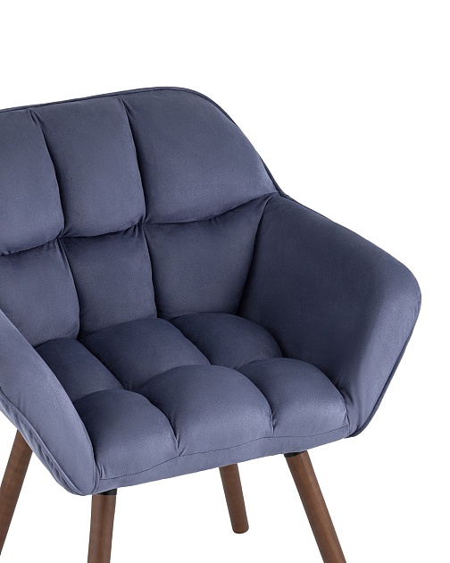Кресло Stool Group Брайан замша синий BRUYNE HY-82 Фото № 2