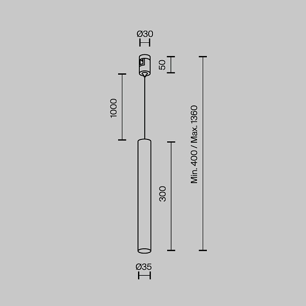 Трековый светильник Maytoni Technical TR155-1-5W3K-PT Фото № 9