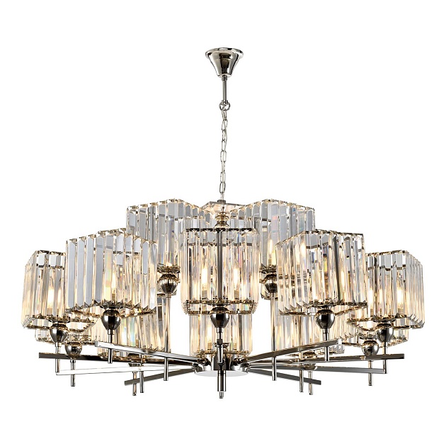 Подвесная люстра iLamp Staten P9514-10+5 NIC Фото № 1