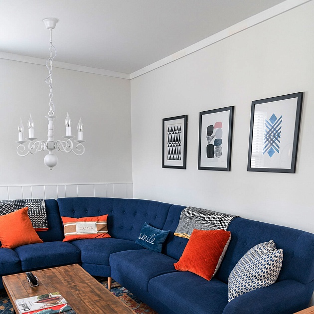 Подвесная люстра Arte Lamp A1129LM-5WH изображение 7 Подвесная люстра Arte Lamp A1129LM-5WH Фото № 7