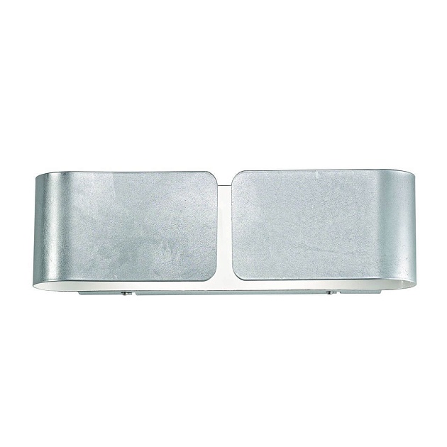 Настенный светильник Ideal Lux Clip AP2 Small Argento 088273 изображение 1 Настенный светильник Ideal Lux Clip AP2 Small Argento 088273 Фото № 1