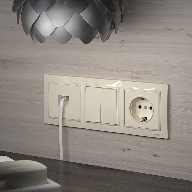 Розетка с заземлением Werkel слоновая кость W1171003 4690389155741 изображение 9 Розетка с заземлением Werkel слоновая кость W1171003 4690389155741 Фото № 9