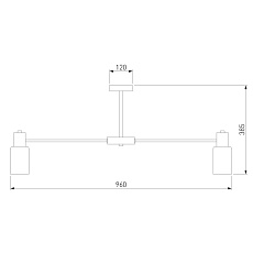 Потолочная люстра Eurosvet Vegga 70160/12 латунь Smart 1