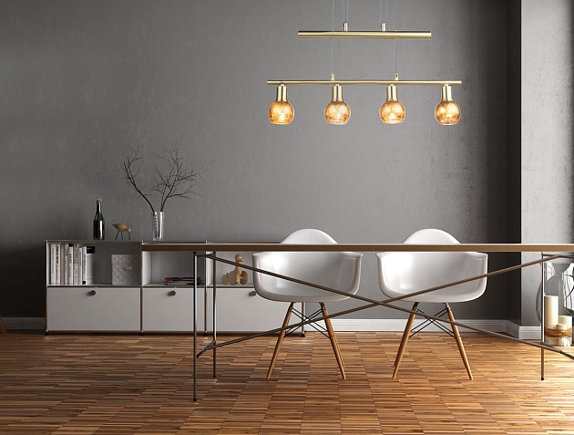 Подвесная люстра Globo Tigre 54841-4H Фото № 2