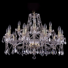 Подвесная люстра Bohemia Ivele 1413/10+5/300 G Leafs