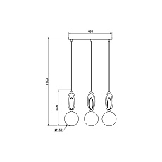 Подвесной светильник Vele Luce Phlox VL5853P03 4