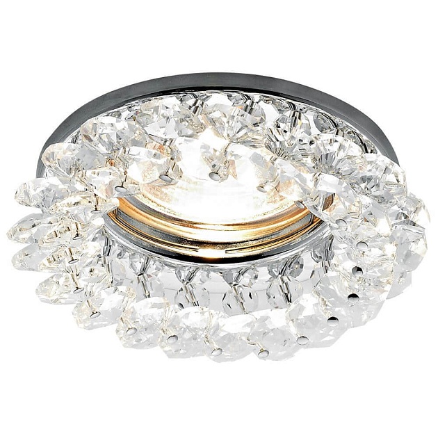 Встраиваемый светильник Ambrella light Crystal K206 CL/CH Фото № 1