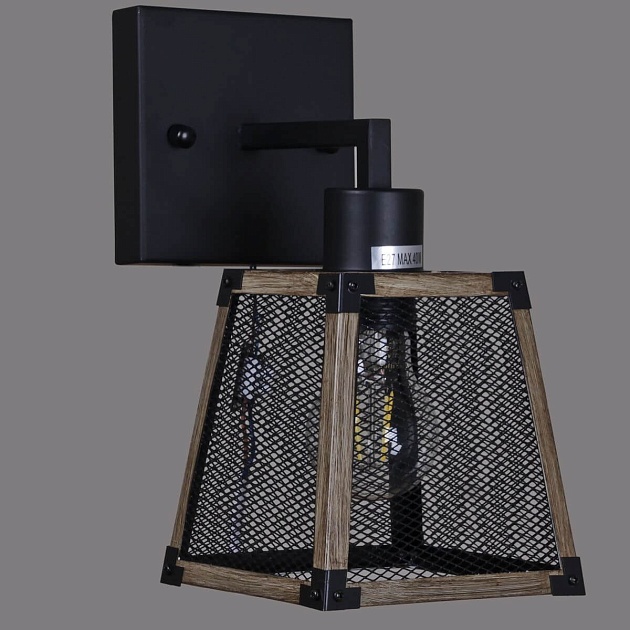 Бра Illumico IL1006-1W-05 BK Wood Фото № 5