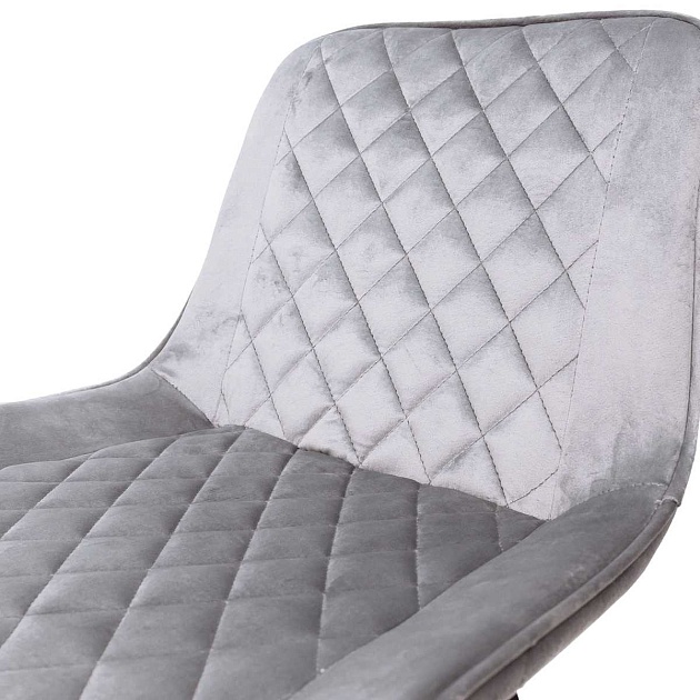 Барный стул AksHome Leros светло-серый, велюр 81473 Фото № 5