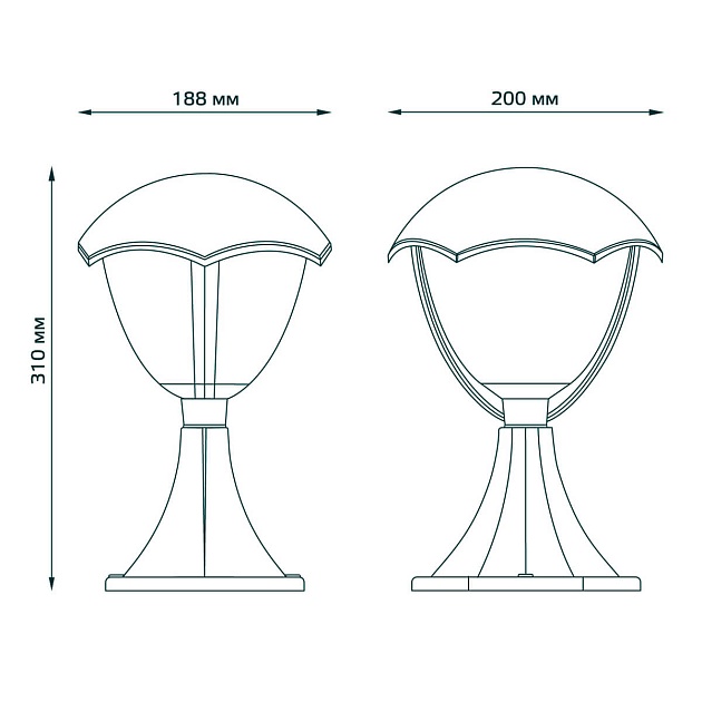 Уличный светильник Gauss Aura GD029 Фото № 3