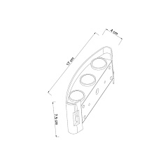 Уличный настенный светодиодный светильник Arte Lamp Bosto A3122AL-6WH 1