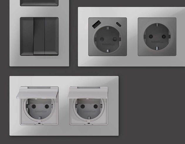 Рамка AMBRELLA VOLT AF220404 Фото № 3