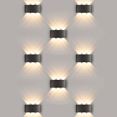 Уличный настенный светодиодный светильник Elektrostandard 1551 Techno Led черный a049671 1