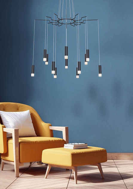 Подвесная люстра Maytoni Davida MOD035PL-12B изображение 5 Подвесная люстра Maytoni Davida MOD035PL-12B Фото № 5