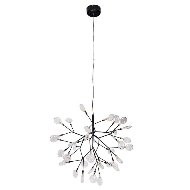 Подвесная люстра Crystal Lux Evita SP36 Black/Transparent Фото № 1