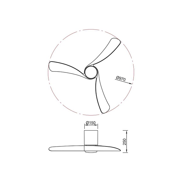 Люстра-вентилятор Mantra NEMO S 9049 изображение 3 Люстра-вентилятор Mantra NEMO S 9049 Фото № 3