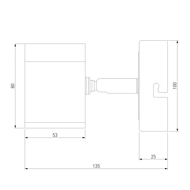 Настенный светильник Eurosvet 20058/1 перламутровый сатин Фото № 2