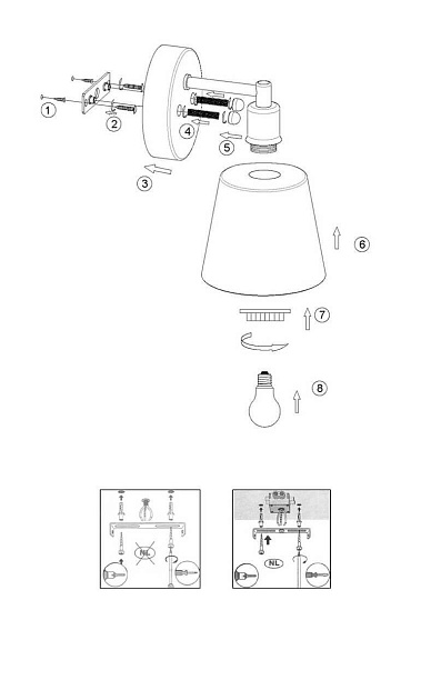 Бра Lucide Vitri 71265/01/17 Фото № 3