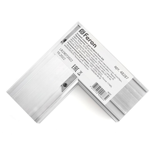 Коннектор L-образный Feron S26 48287 Фото № 3